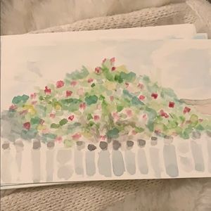 Rose bush art handmade